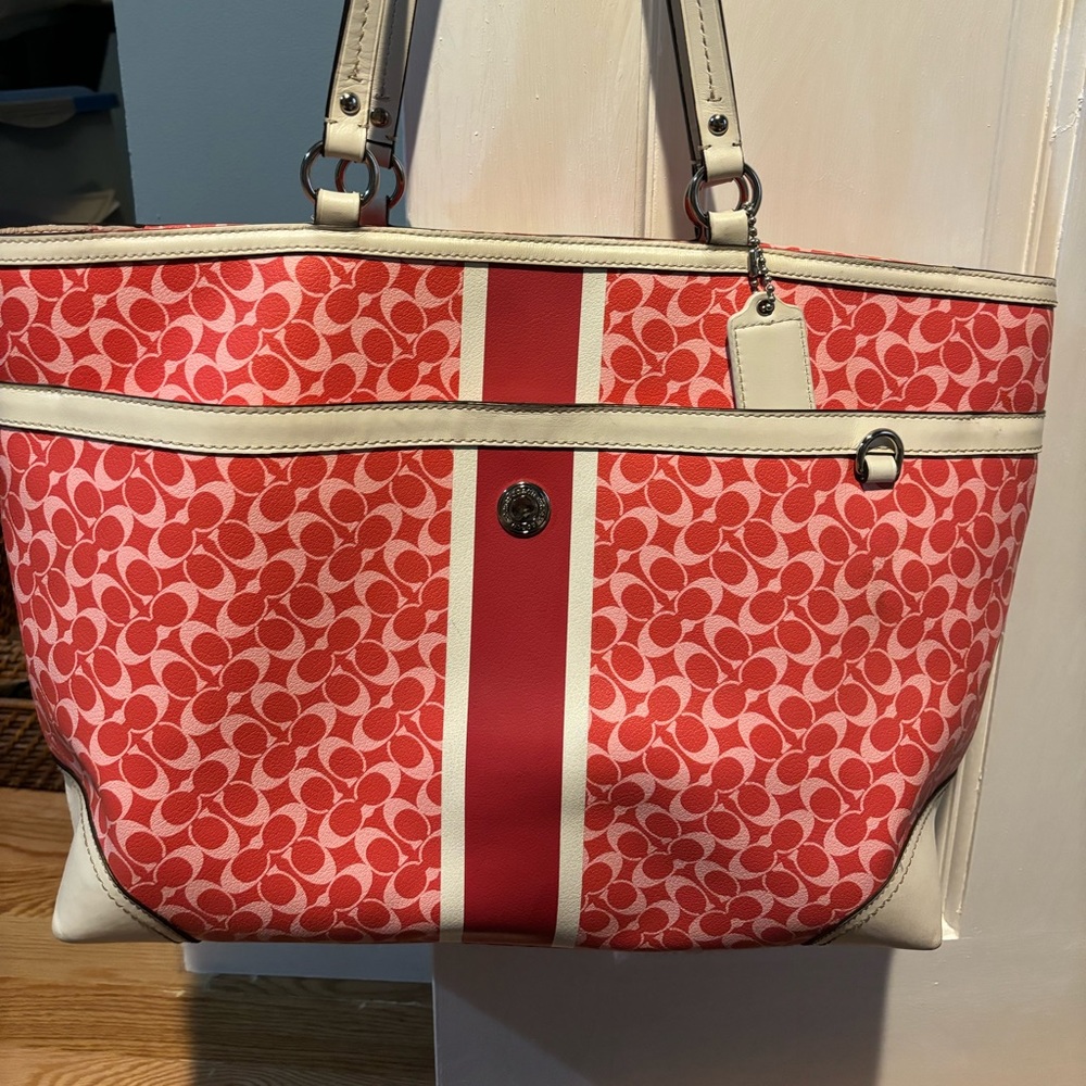 X large Coach diaper bag